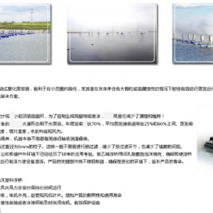 Mechanical atomizing evaporator for cold tower desulfurization wastewater in JWQ-1 power plant