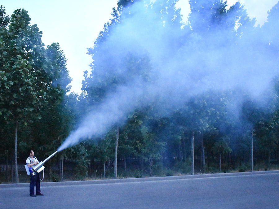 弥雾机的工作原理